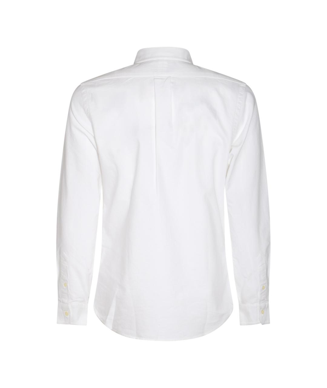 POLO RALPH LAUREN Белая хлопковая кэжуал рубашка, фото 2