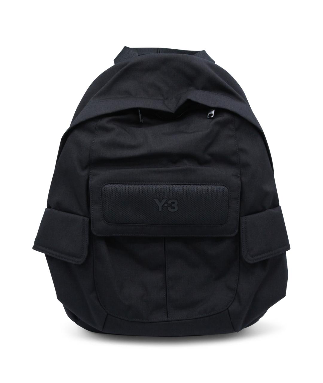 Y-3 Черный тканевый рюкзак, фото 1