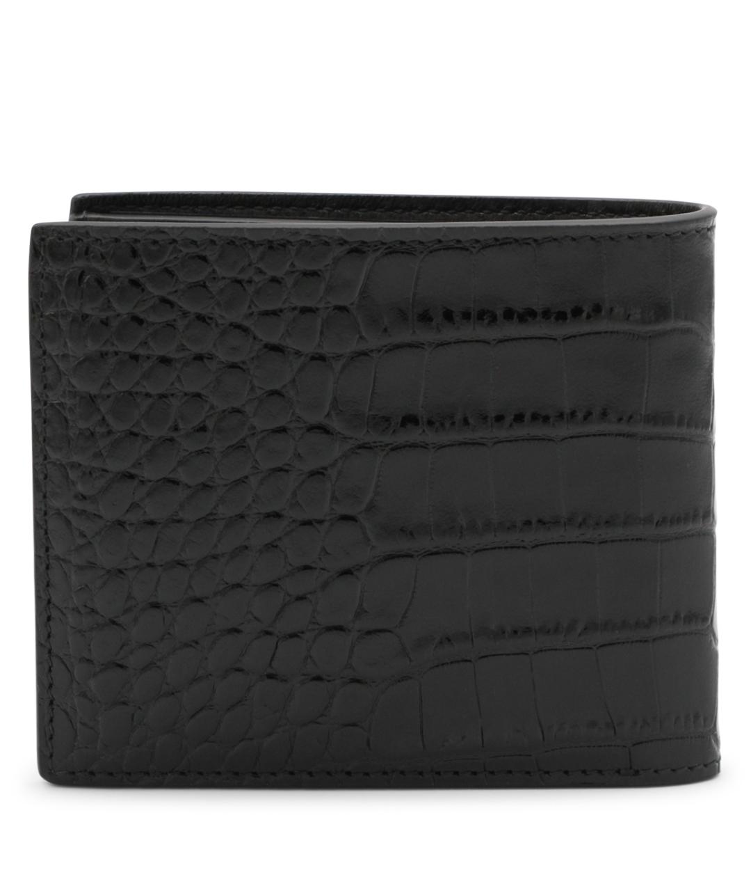 TOM FORD Черный кожаный кошелек, фото 3