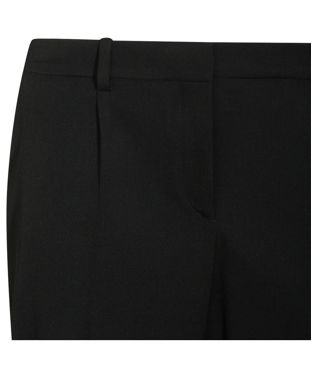 BALENCIAGA Черные шерстяные прямые брюки, фото 2