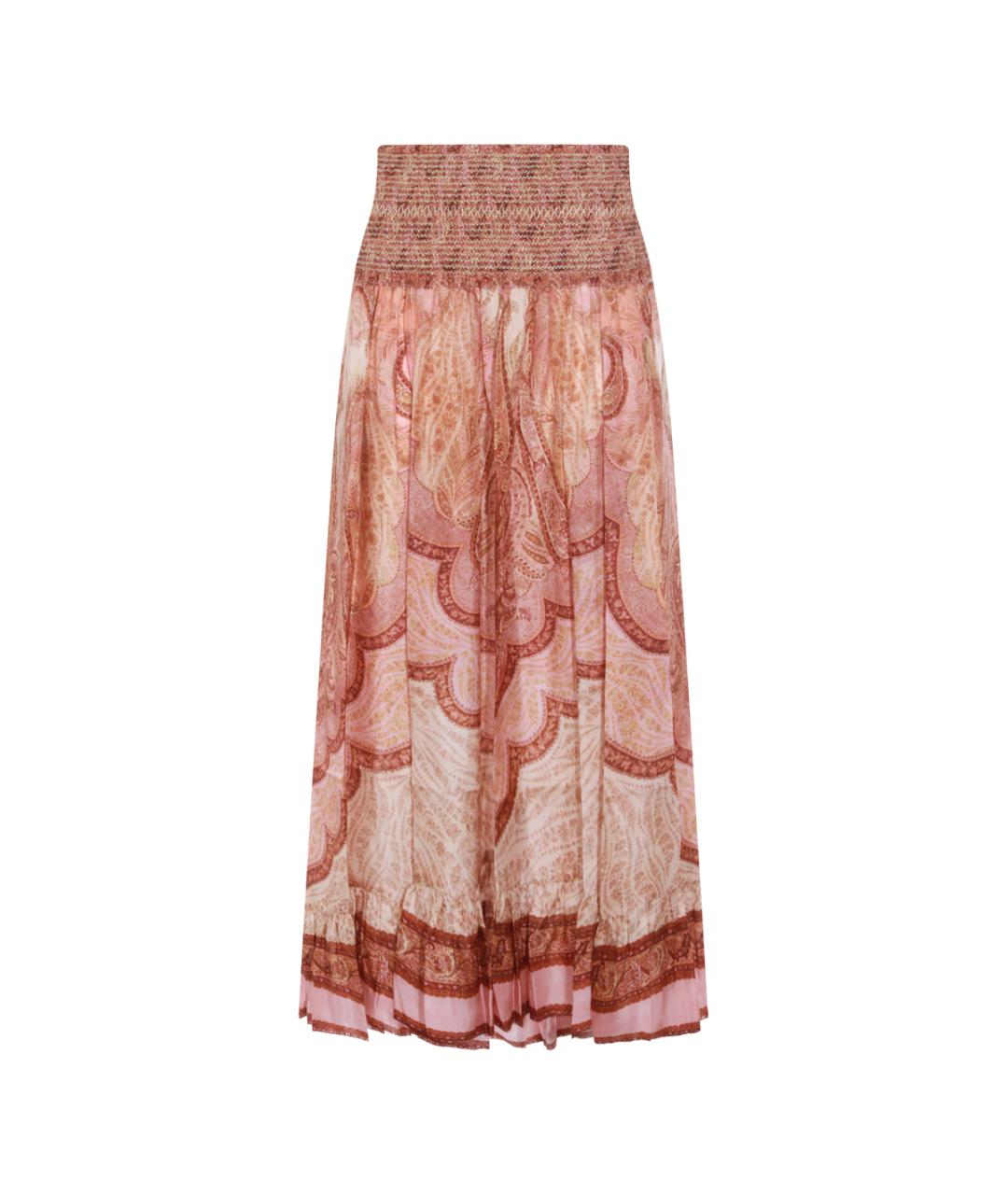 ZIMMERMANN Мульти шелковая юбка макси, фото 1