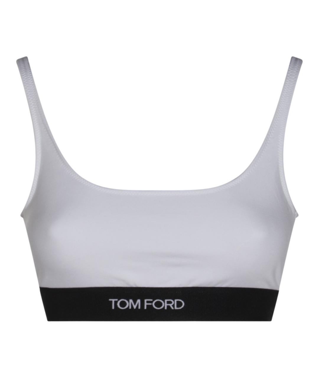 TOM FORD Белая майка, фото 1