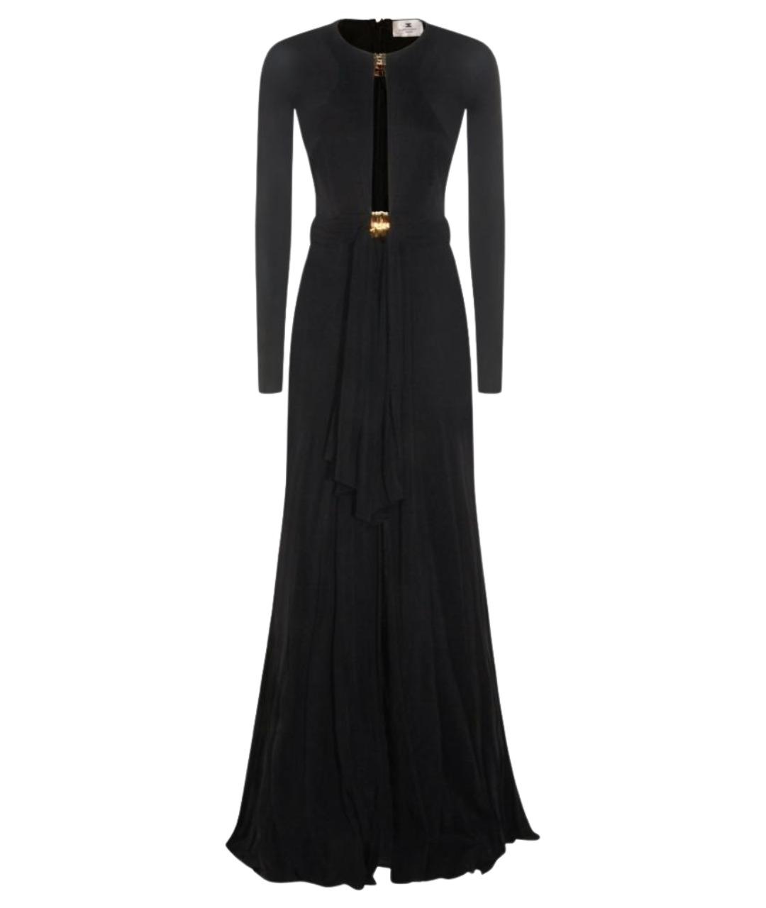 ELISABETTA FRANCHI Черное вечернее платье, фото 1