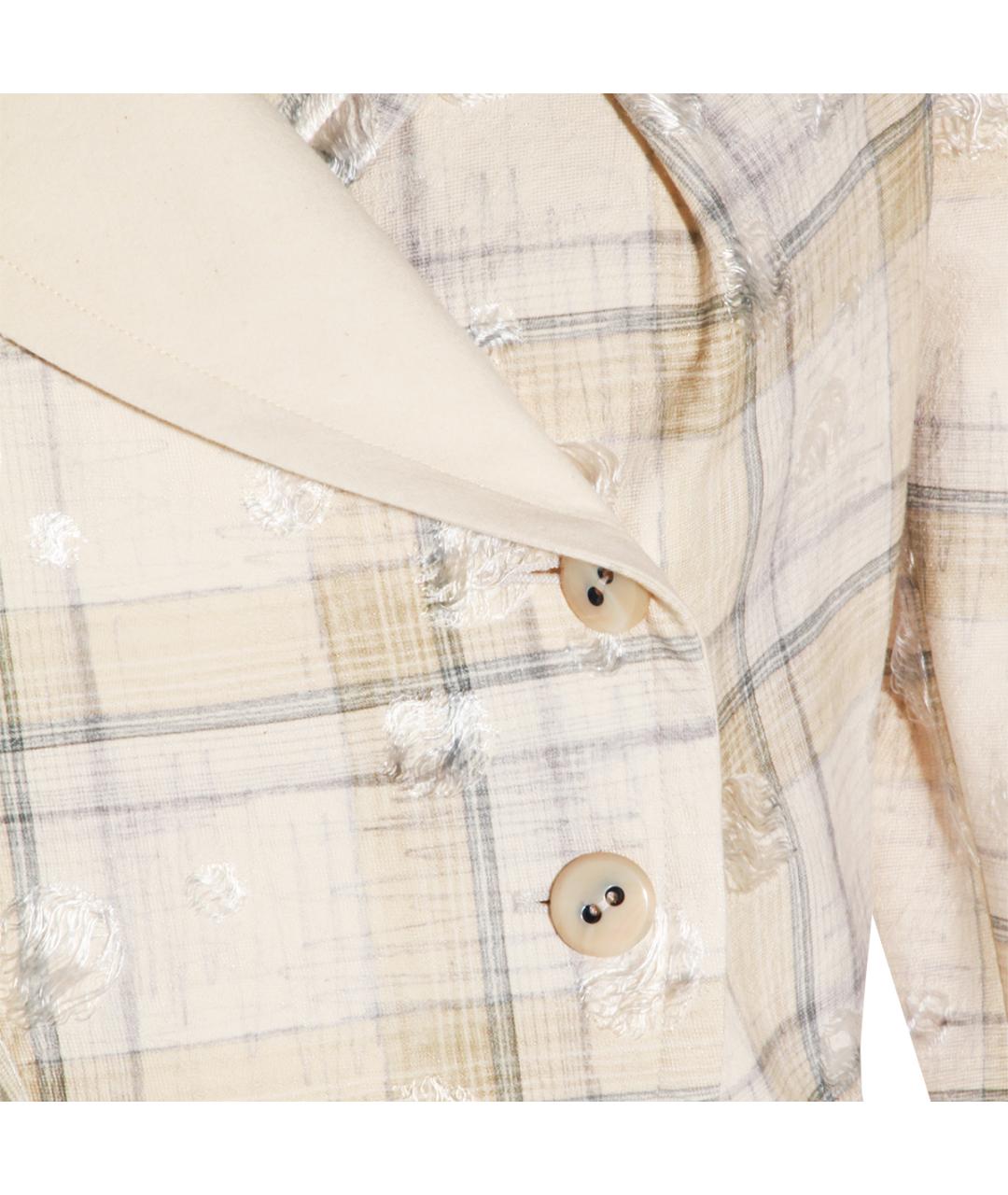 VIVIENNE WESTWOOD Бежевый хлопковый жакет/пиджак, фото 3