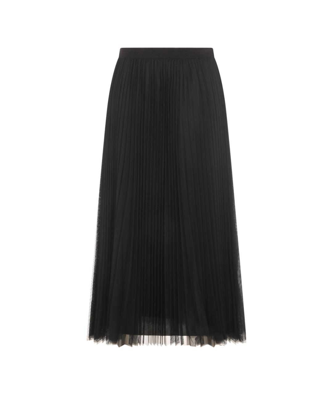 FABIANA FILIPPI Темно-синяя юбка миди, фото 2