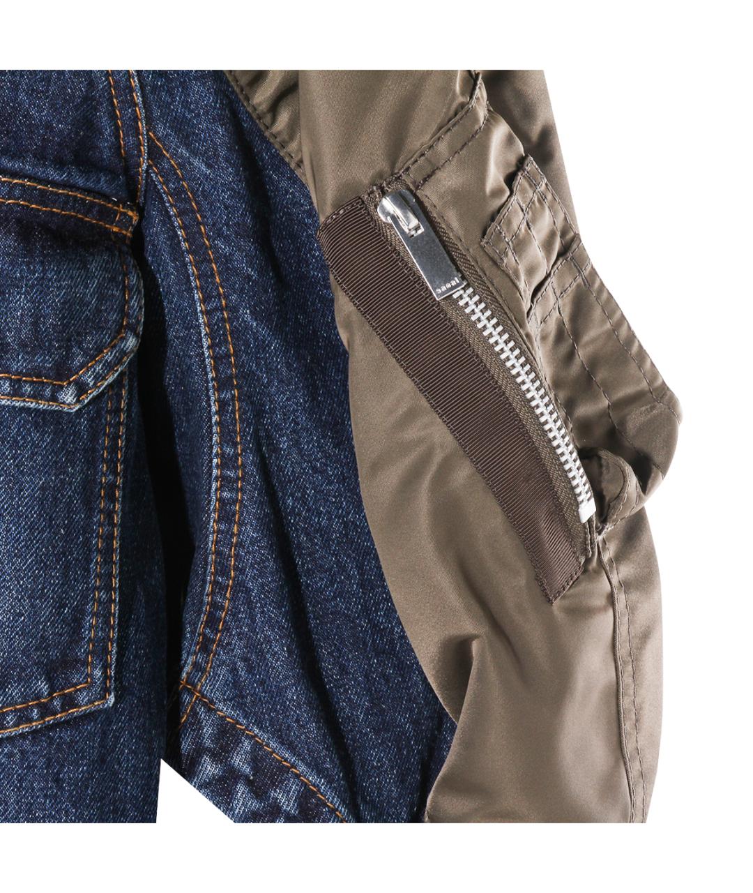 SACAI Синяя хлопковая куртка, фото 3