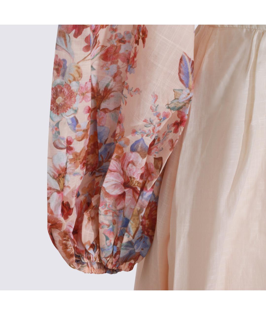 ZIMMERMANN Мульти хлопковое повседневное платье, фото 4