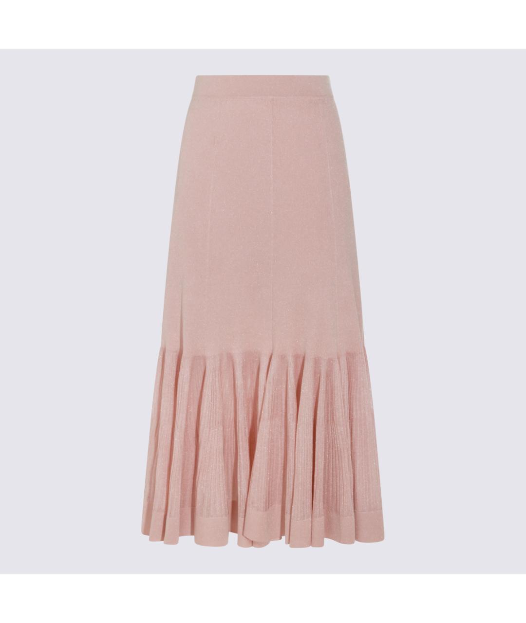 ZIMMERMANN Розовая вискозная юбка миди, фото 2