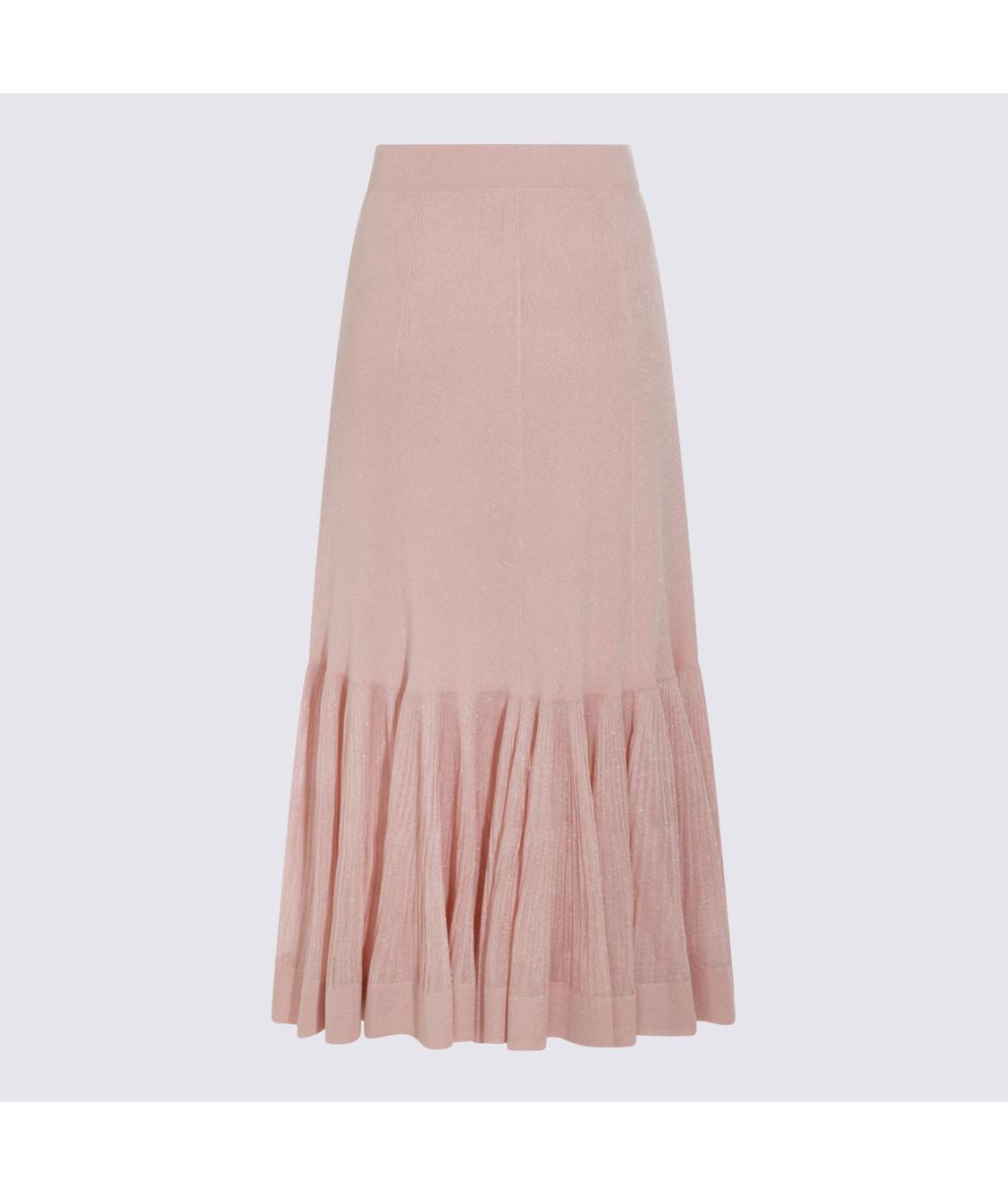 ZIMMERMANN Розовая вискозная юбка миди, фото 3