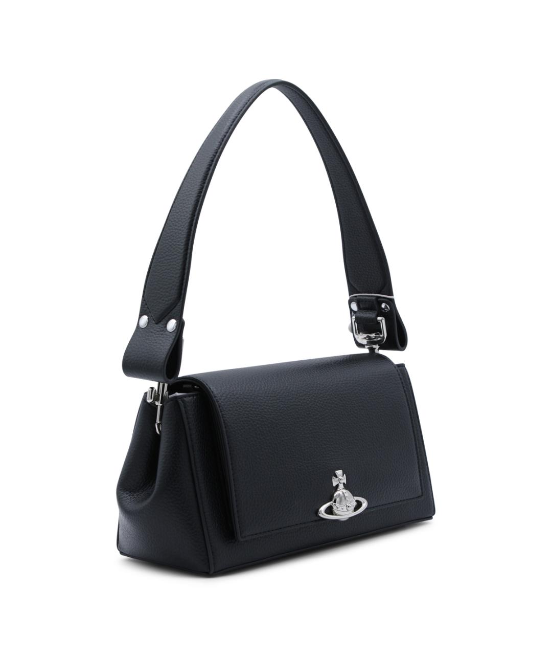 VIVIENNE WESTWOOD Черная сумка через плечо, фото 2