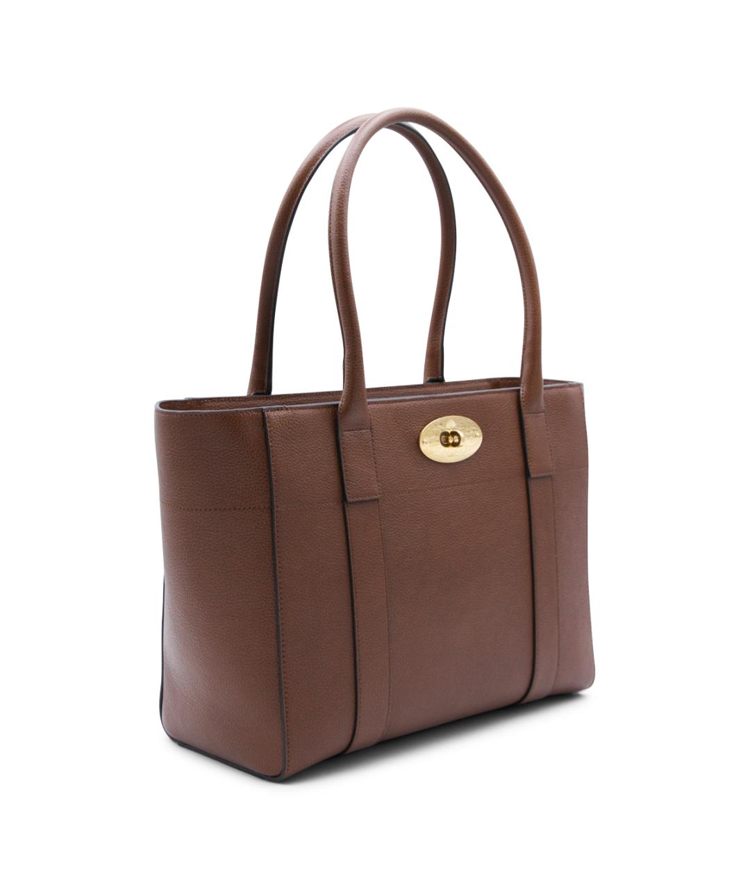 MULBERRY Коричневая кожаная сумка тоут, фото 2