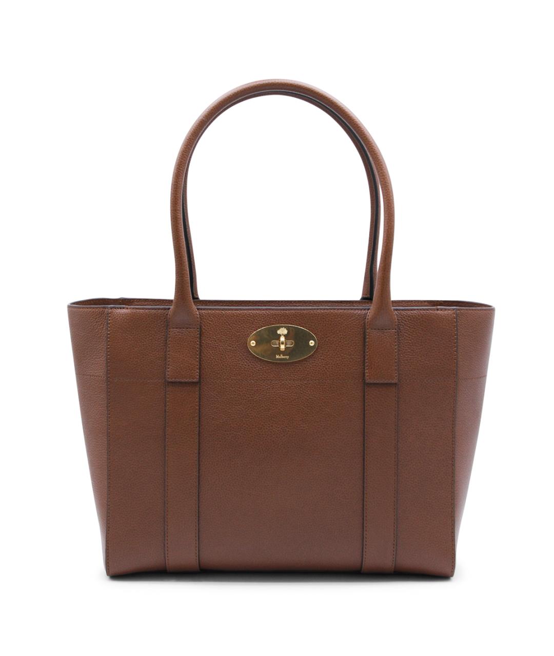 MULBERRY Коричневая кожаная сумка тоут, фото 1