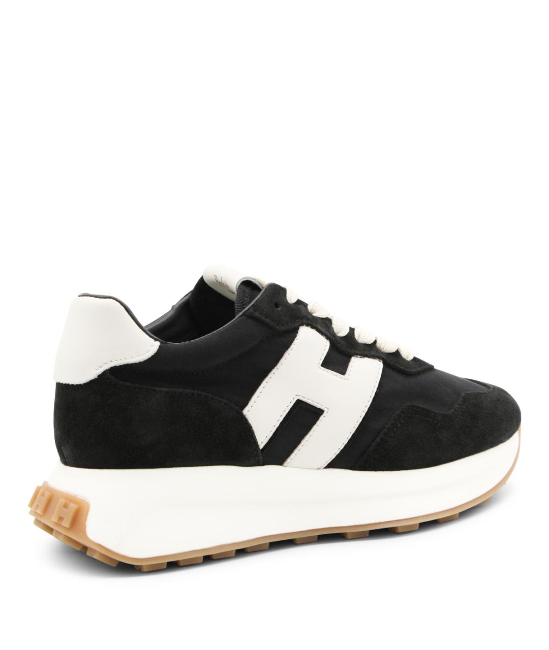 HOGAN Черные замшевые кроссовки, фото 3