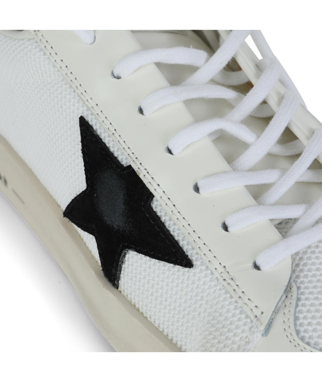 GOLDEN GOOSE DELUXE BRAND Белые кожаные низкие кроссовки / кеды, фото 5