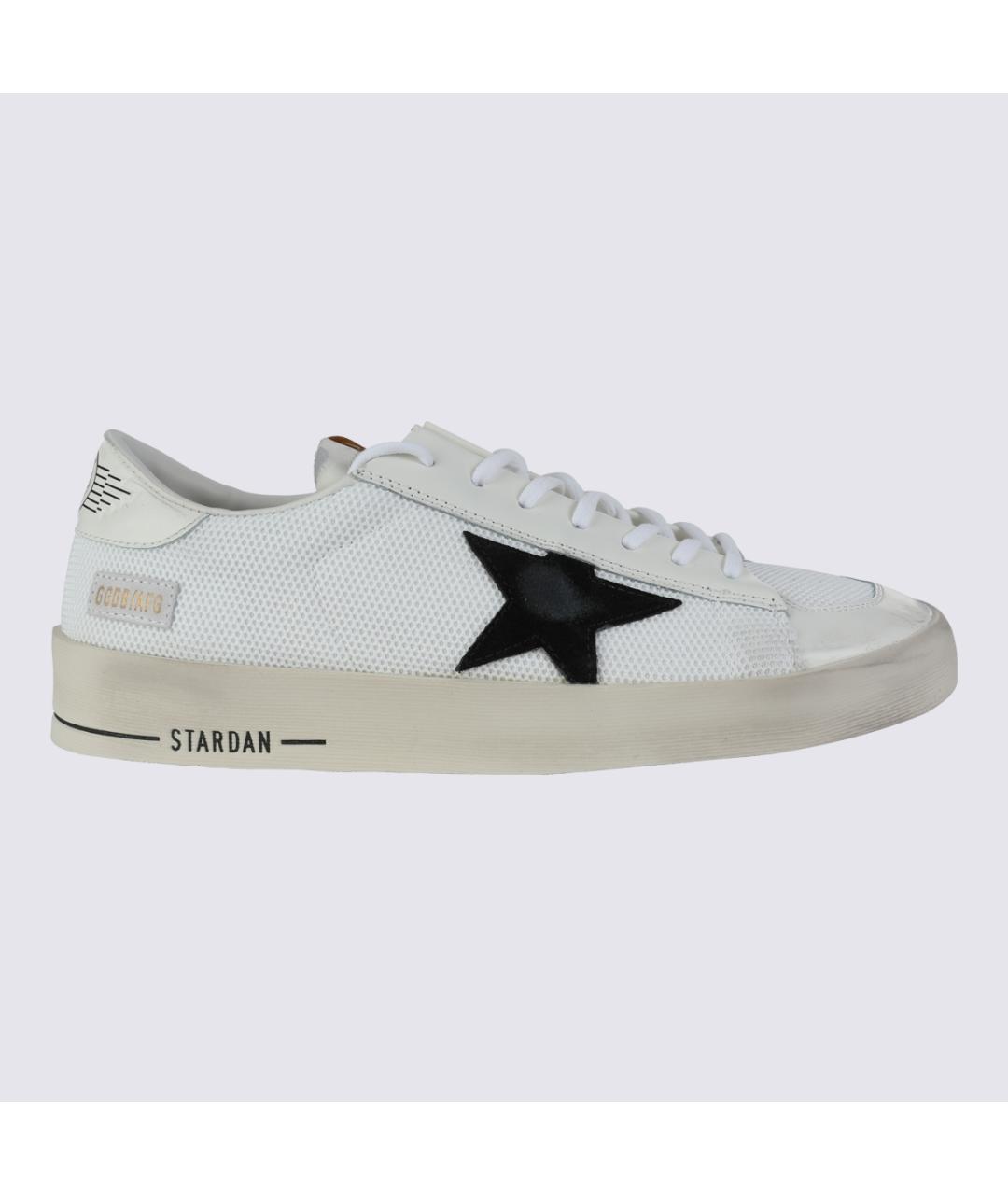 GOLDEN GOOSE DELUXE BRAND Белые кожаные низкие кроссовки / кеды, фото 2