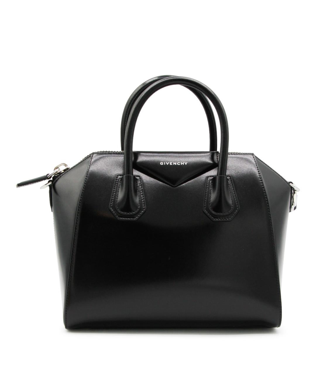 GIVENCHY Черная кожаная сумка тоут, фото 1