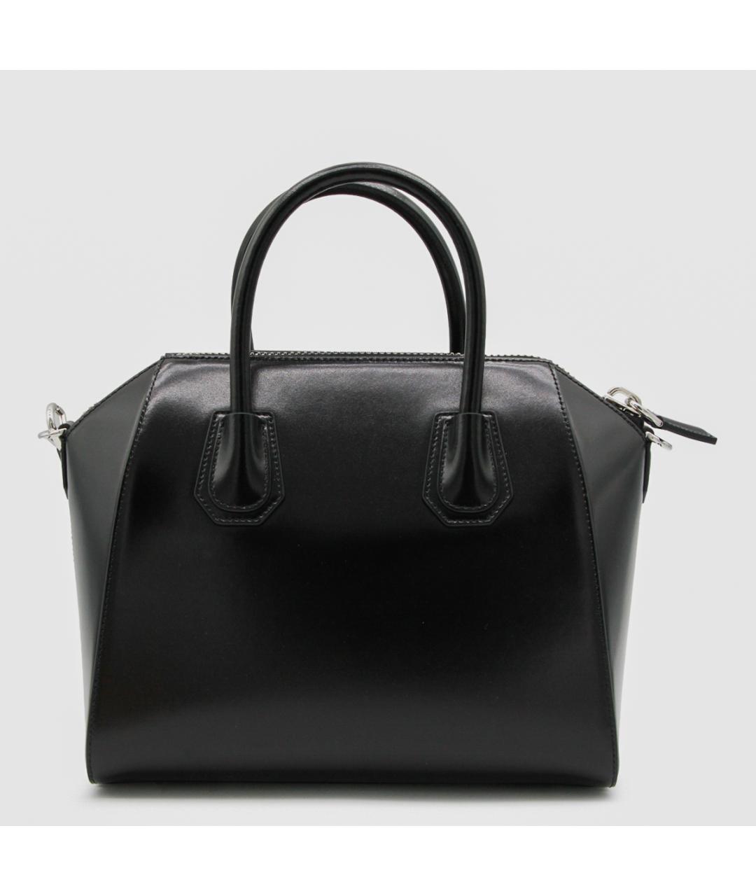 GIVENCHY Черная кожаная сумка тоут, фото 4