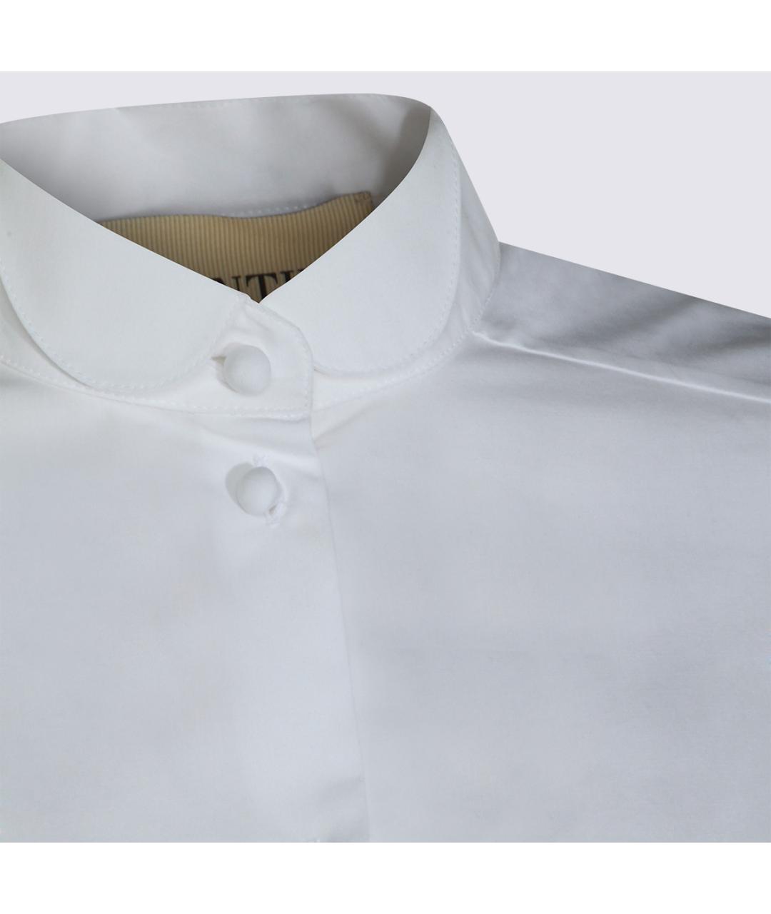 VALENTINO Белая шелковая рубашка, фото 5
