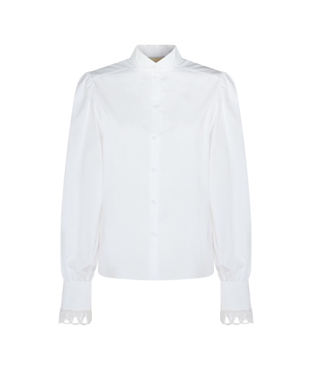 VALENTINO Белая шелковая рубашка, фото 1