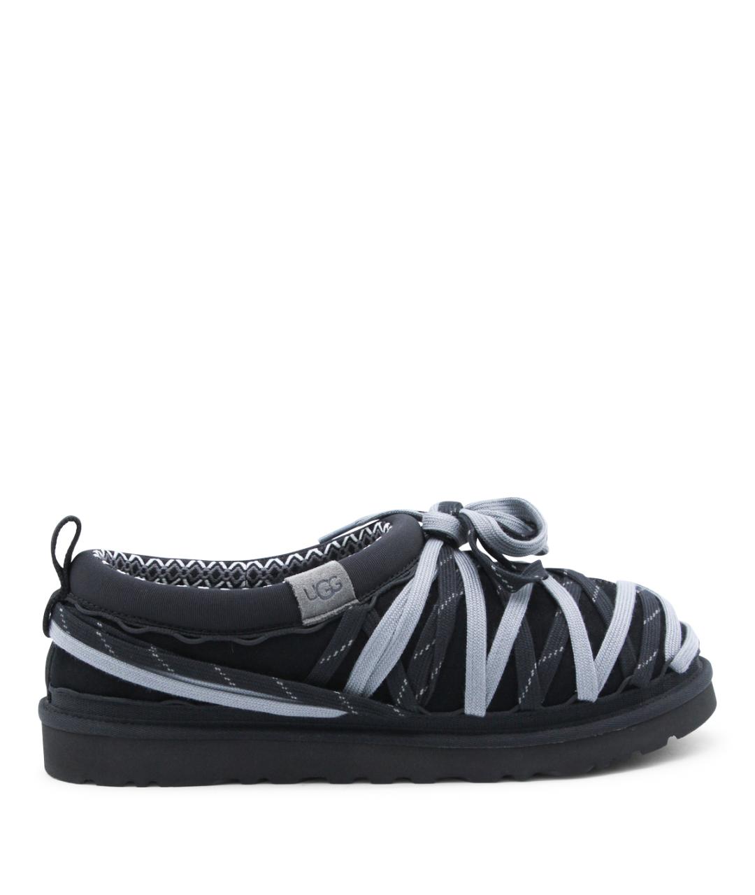 UGG AUSTRALIA Черные кожаные низкие ботинки, фото 1