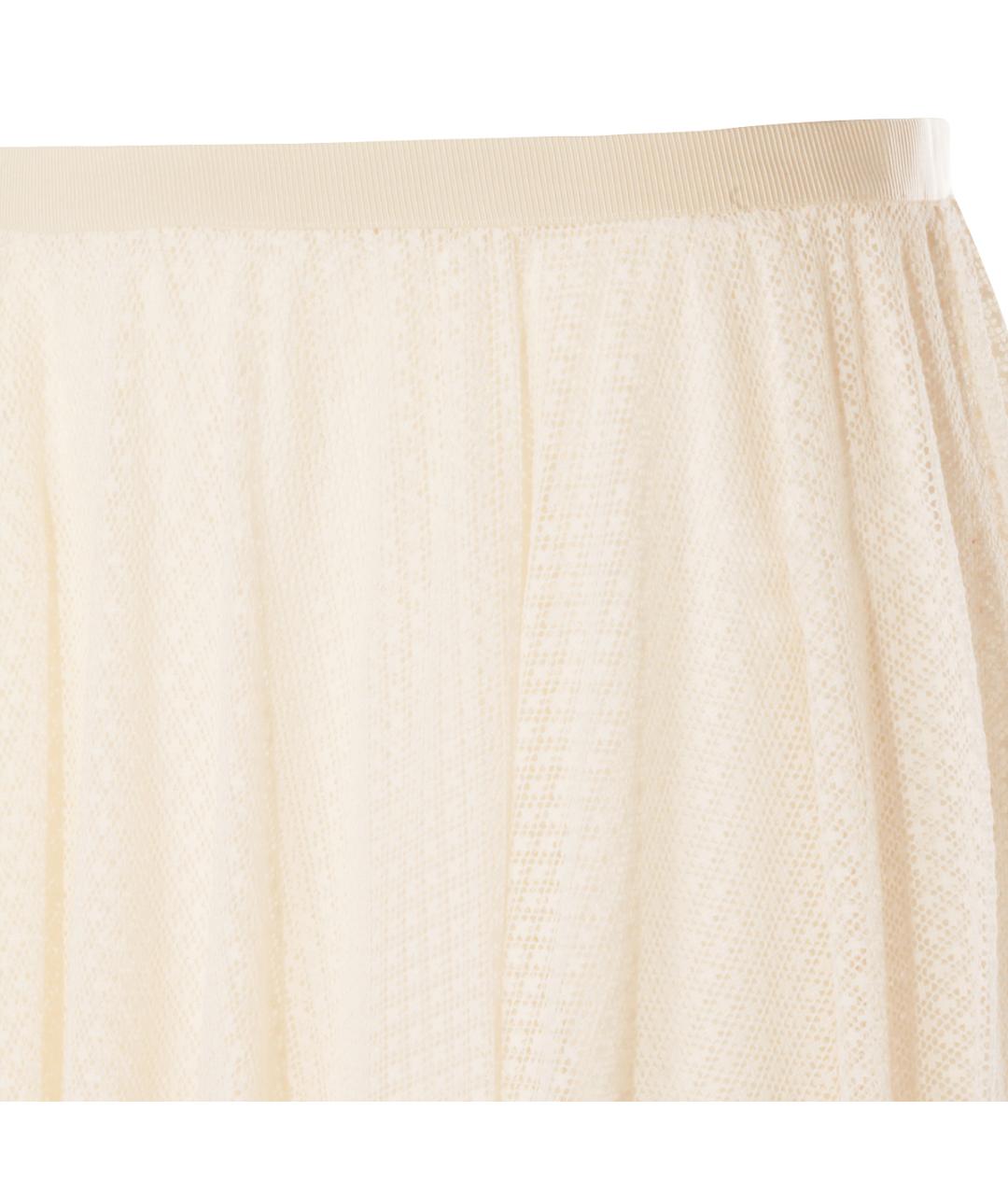 FABIANA FILIPPI Бежевая хлопковая юбка миди, фото 4