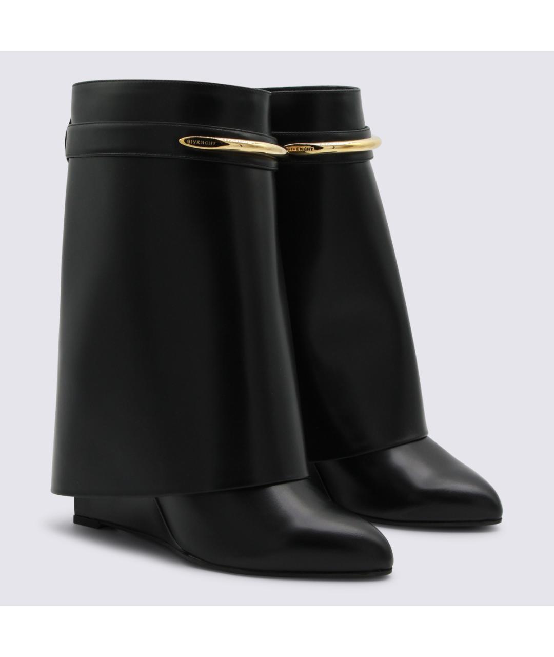 GIVENCHY Черные кожаные ботильоны, фото 3