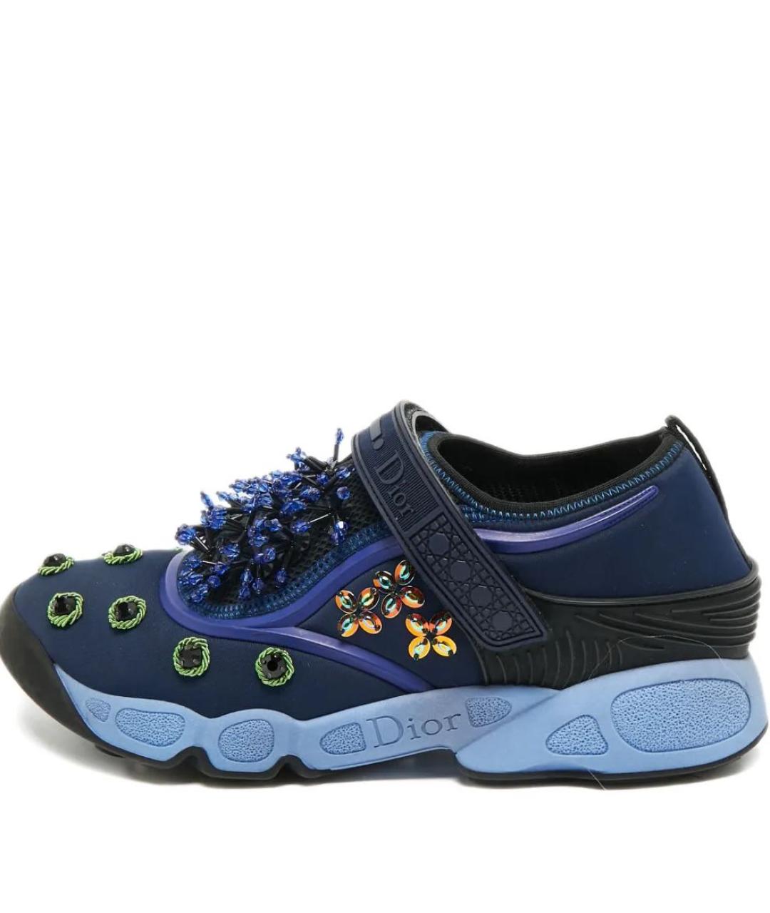 CHRISTIAN DIOR Темно-синие кроссовки, фото 8