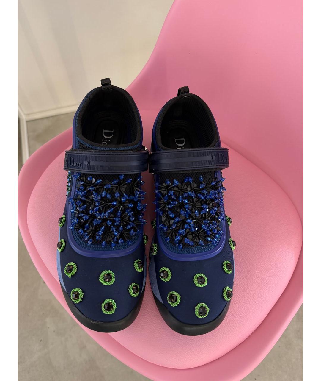 CHRISTIAN DIOR Темно-синие кроссовки, фото 7