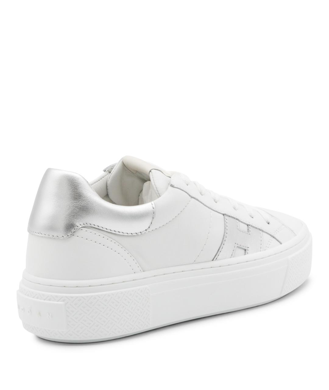 HOGAN Белые кожаные кроссовки, фото 3