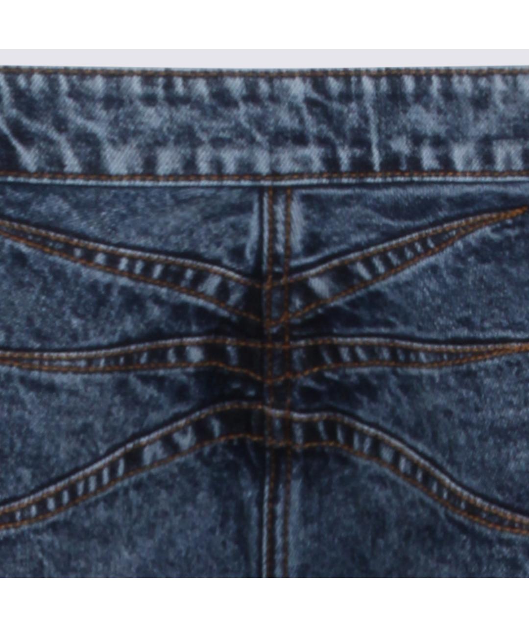 ALAIA Синие хлопковые прямые джинсы, фото 2