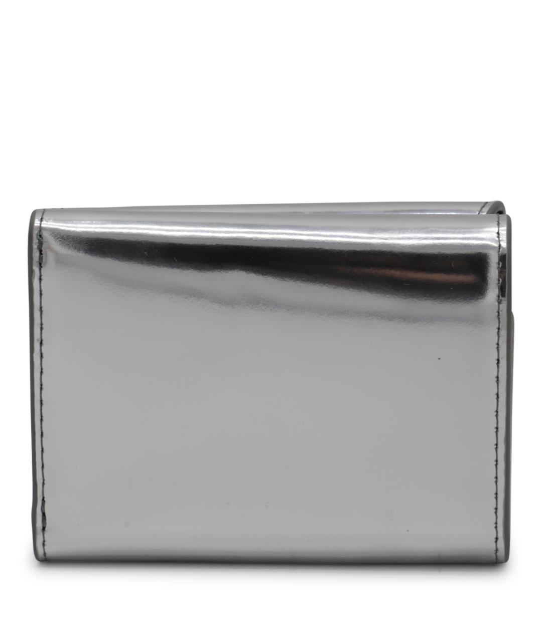 DIESEL Серебрянный кожаный кошелек, фото 2