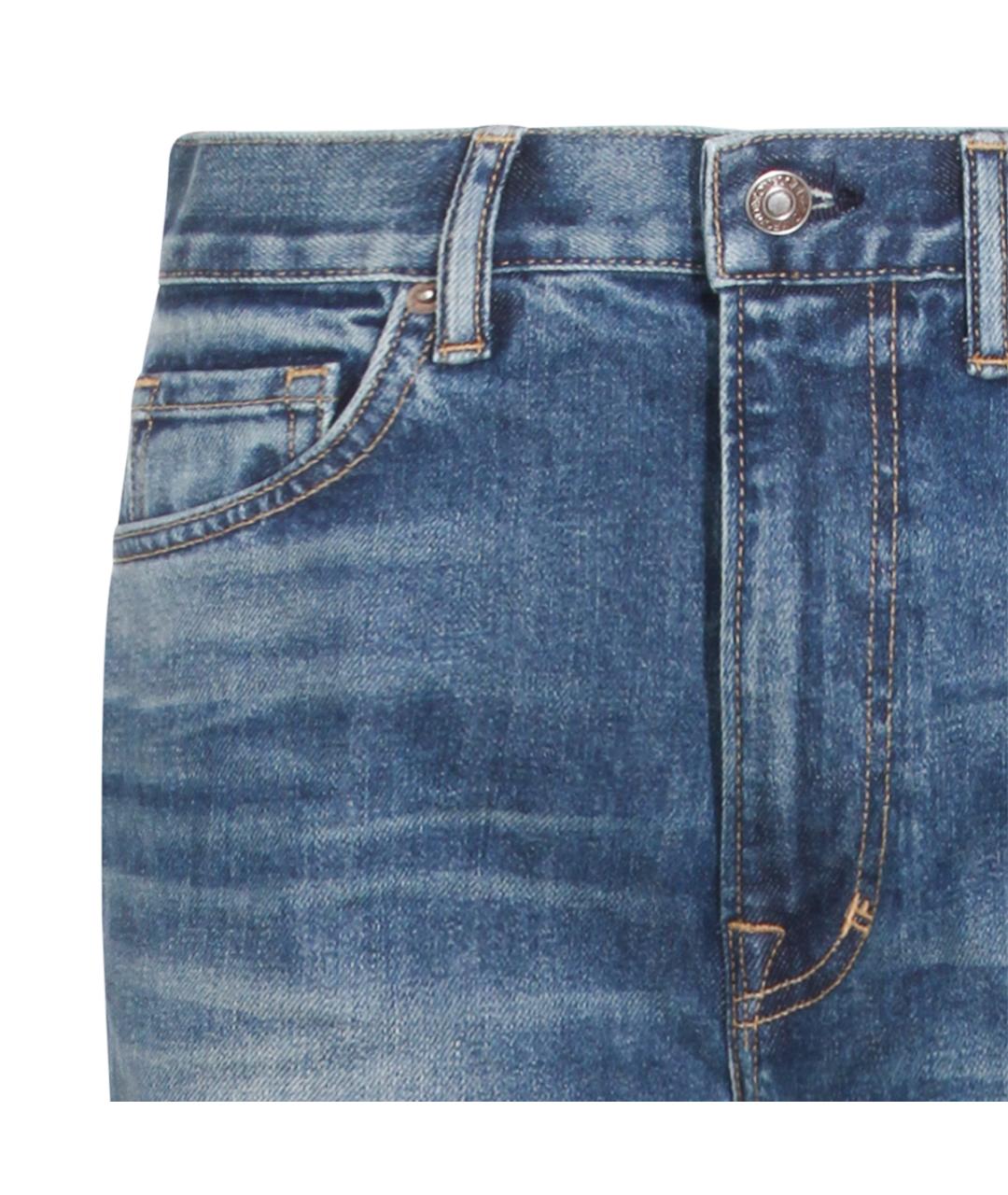 TOM FORD Синие хлопковые прямые джинсы, фото 3