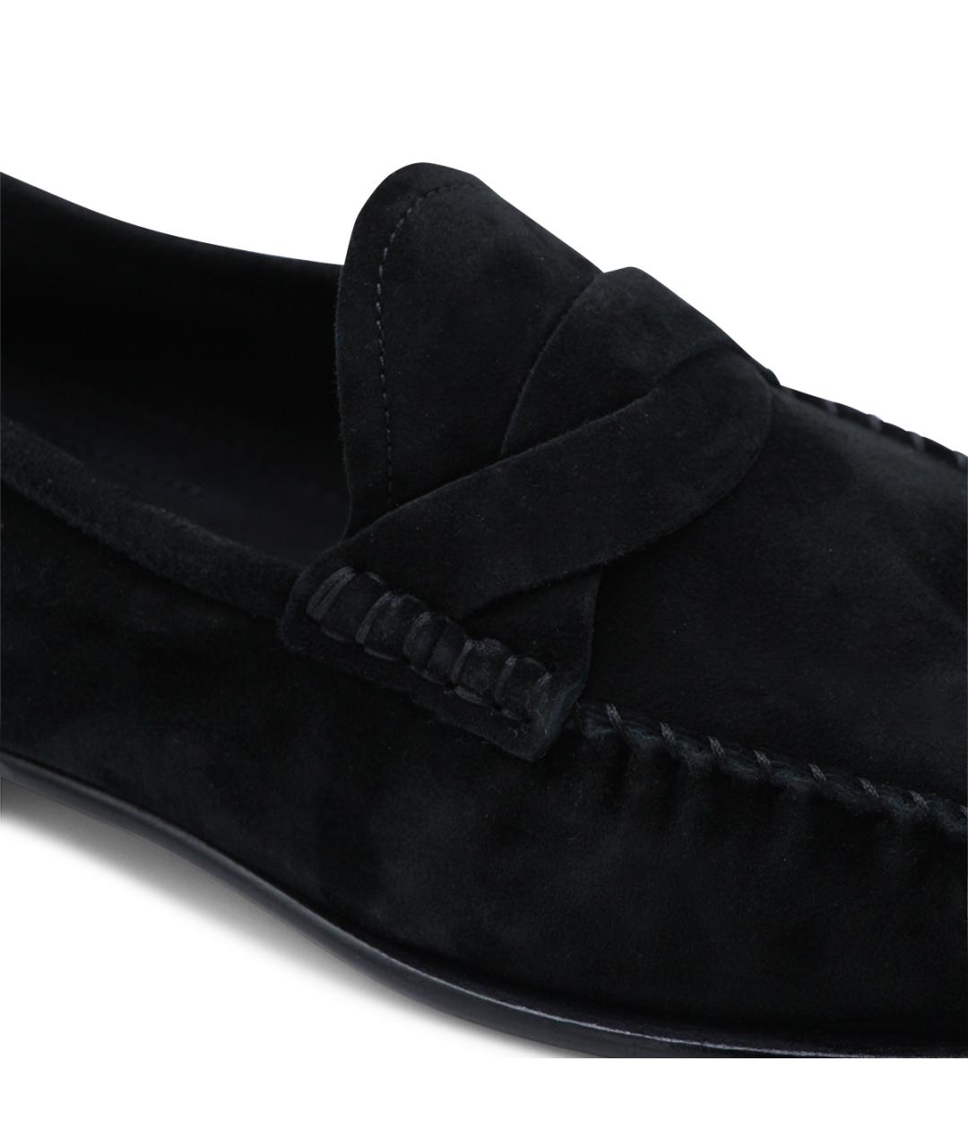 TOM FORD Черные замшевые лоферы, фото 4