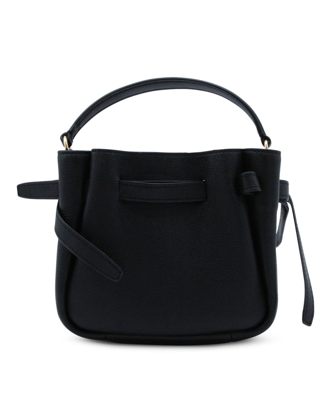 TORY BURCH Черная кожаная сумка через плечо, фото 3