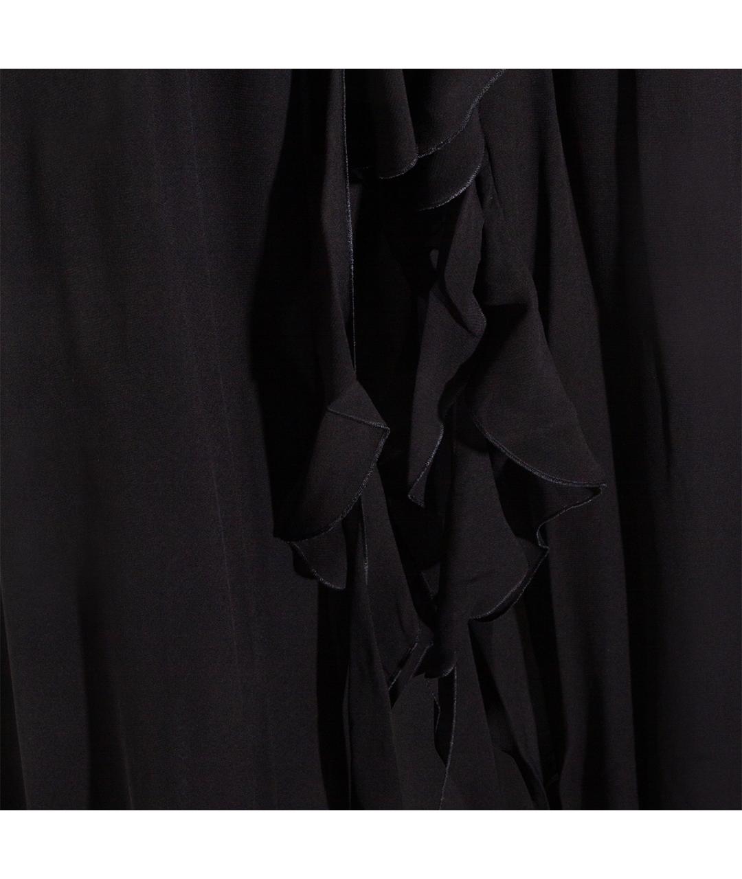 BLUMARINE Черное вискозное вечернее платье, фото 4