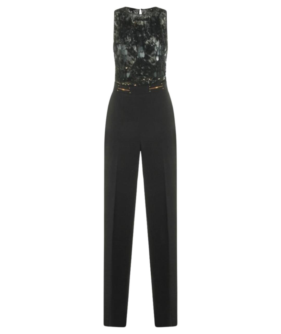 ELISABETTA FRANCHI Черный синтетический комбинезон, фото 1