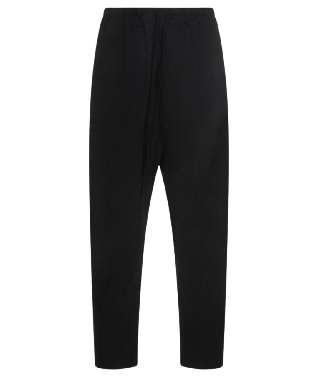 THOM KROM Черные хлопковые повседневные брюки, фото 1
