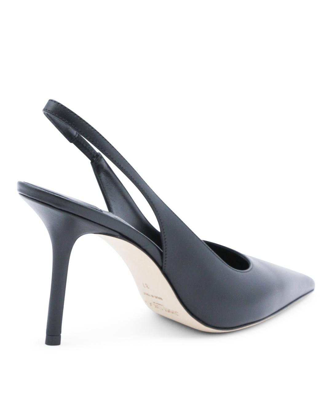 JIMMY CHOO Черные кожаные туфли, фото 3