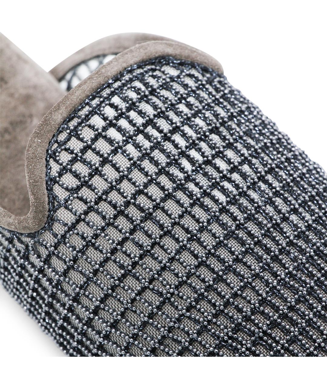 BRUNELLO CUCINELLI Серые замшевые сабо, фото 7