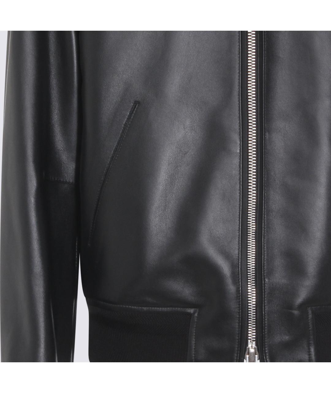TOM FORD Черная кожаная куртка, фото 5