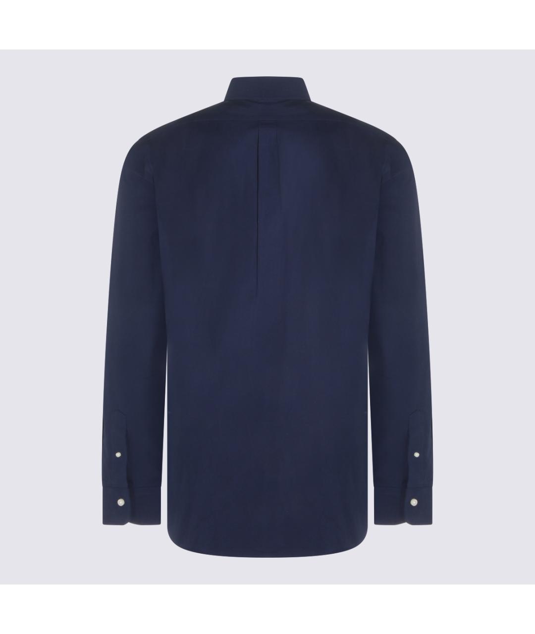 POLO RALPH LAUREN Темно-синяя хлопковая кэжуал рубашка, фото 3