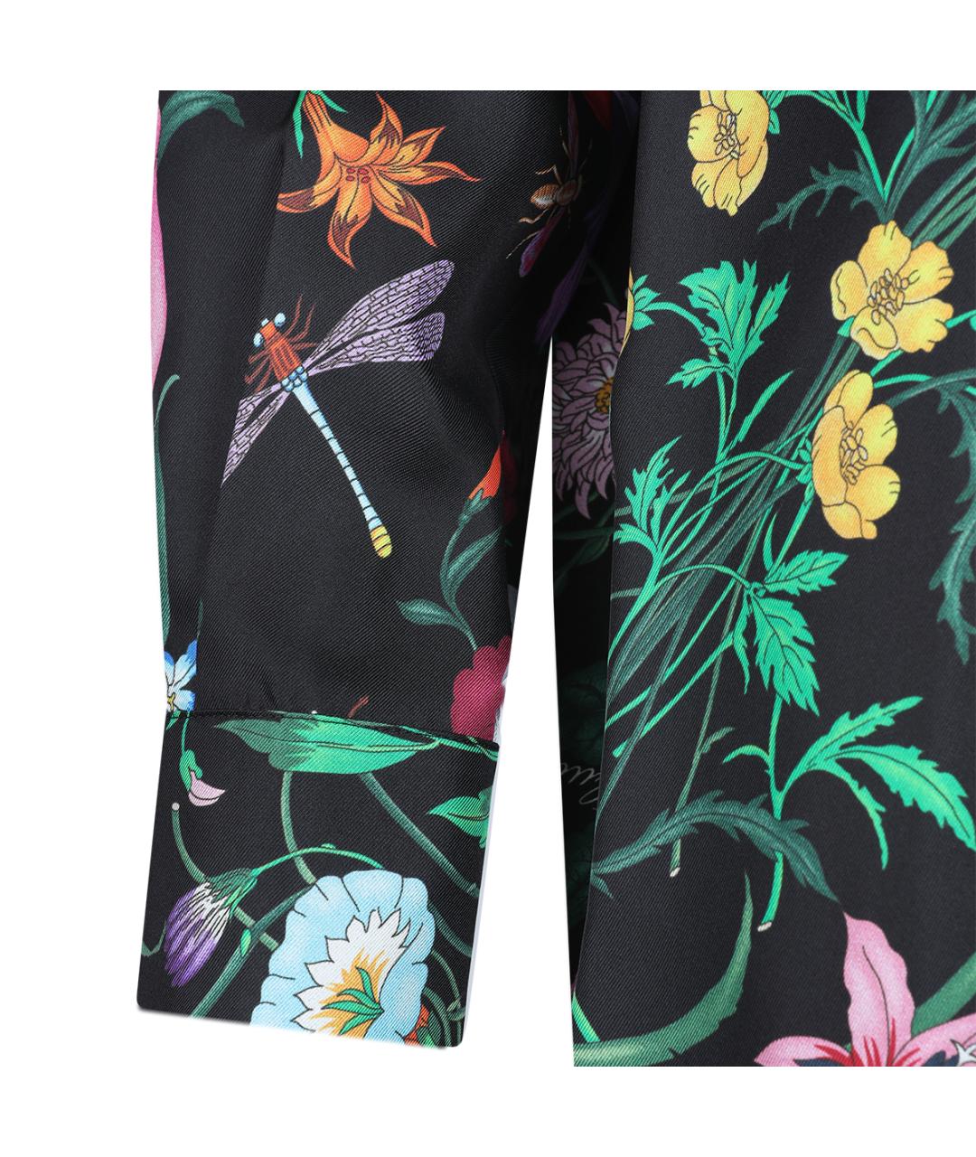 GUCCI Мульти шелковая рубашка, фото 4