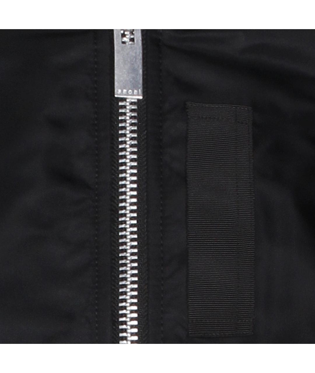 SACAI Черная полиамидовая куртка, фото 4