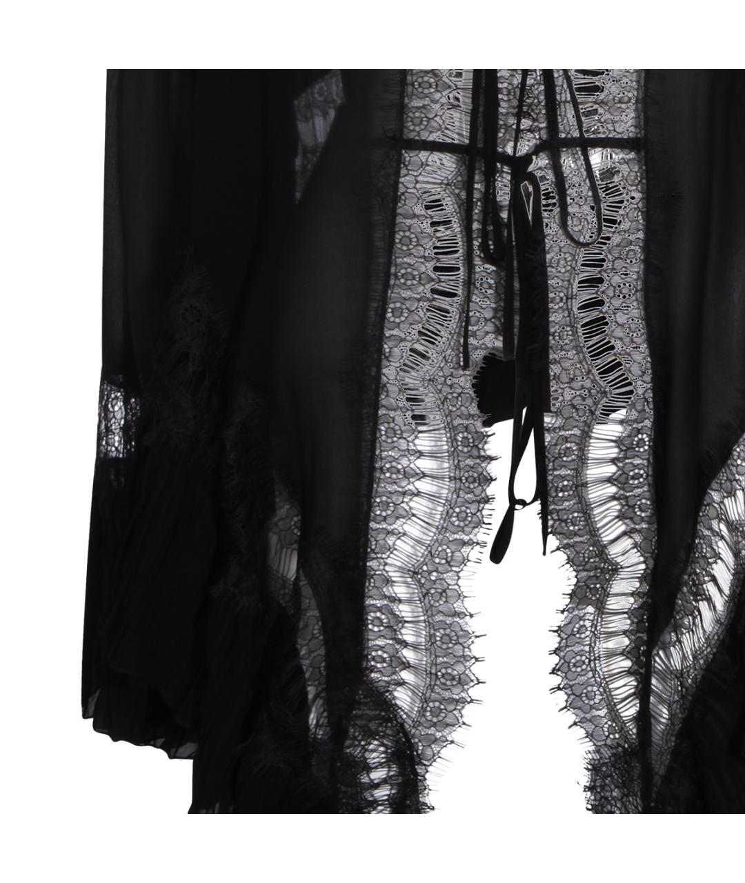 BLUMARINE Черная вискозная рубашка, фото 3