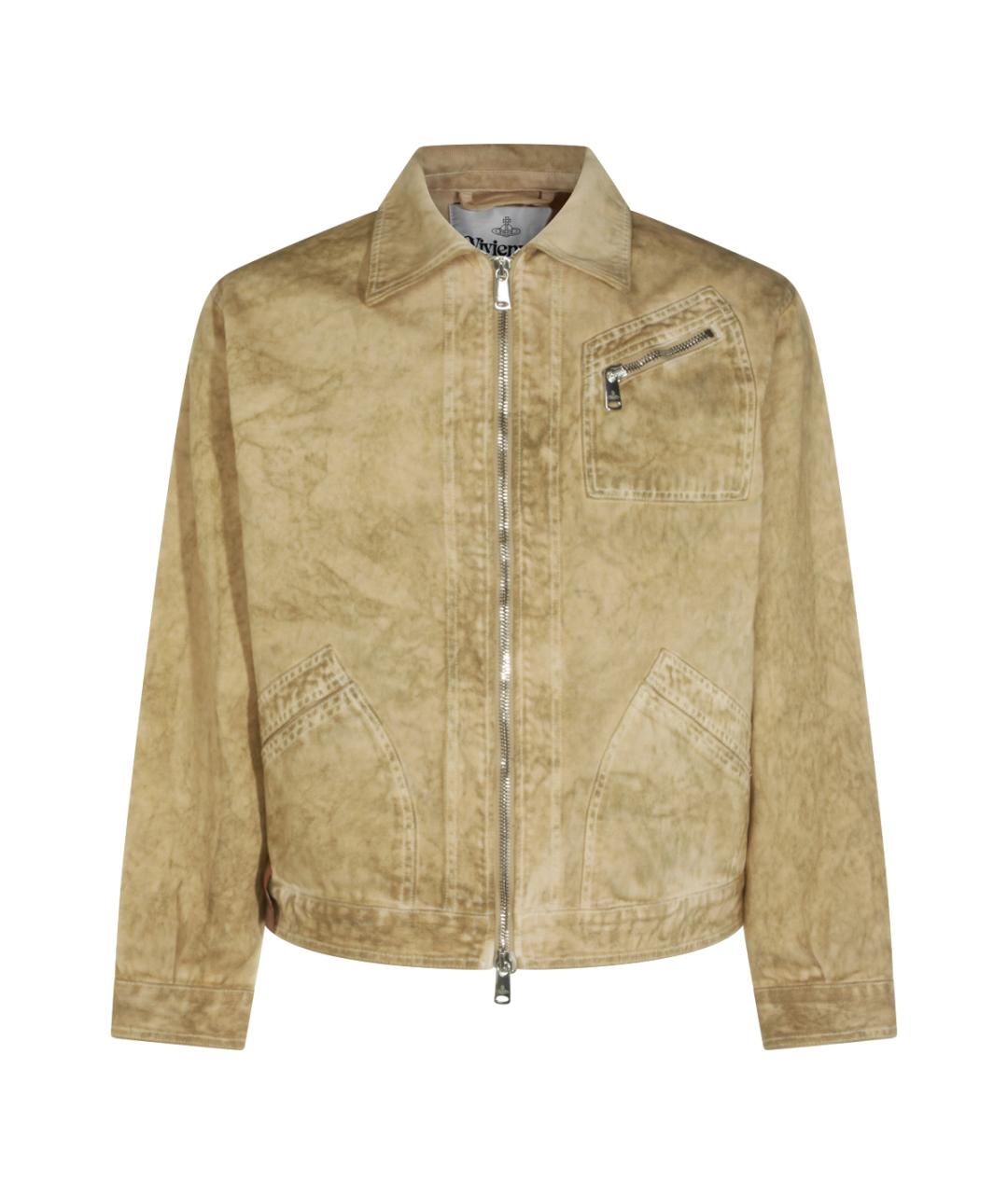 VIVIENNE WESTWOOD Зеленая хлопковая куртка, фото 1