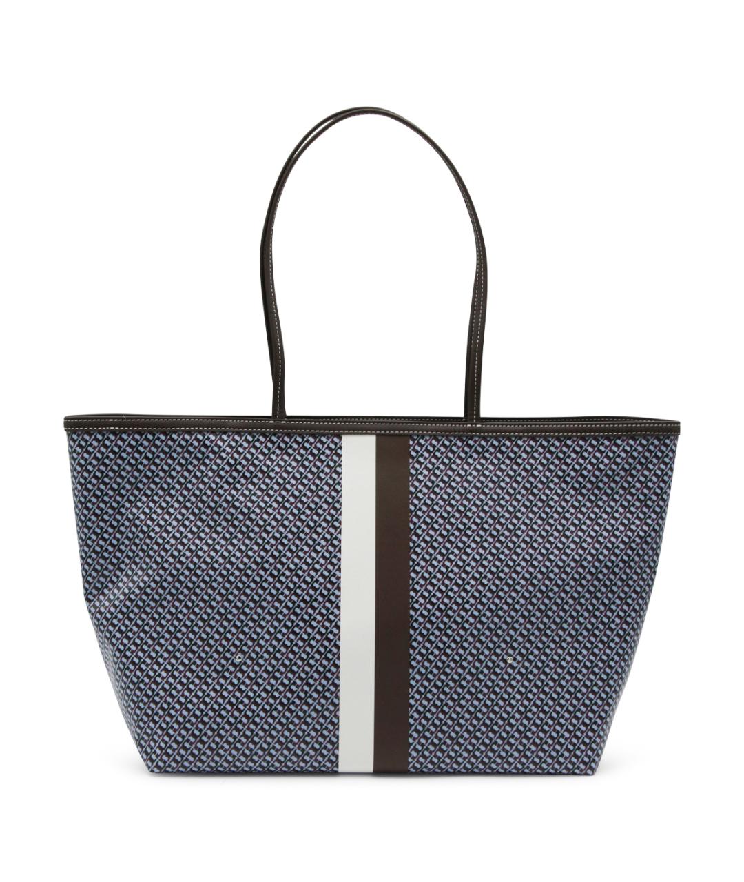 TORY BURCH Синяя кожаная сумка тоут, фото 3