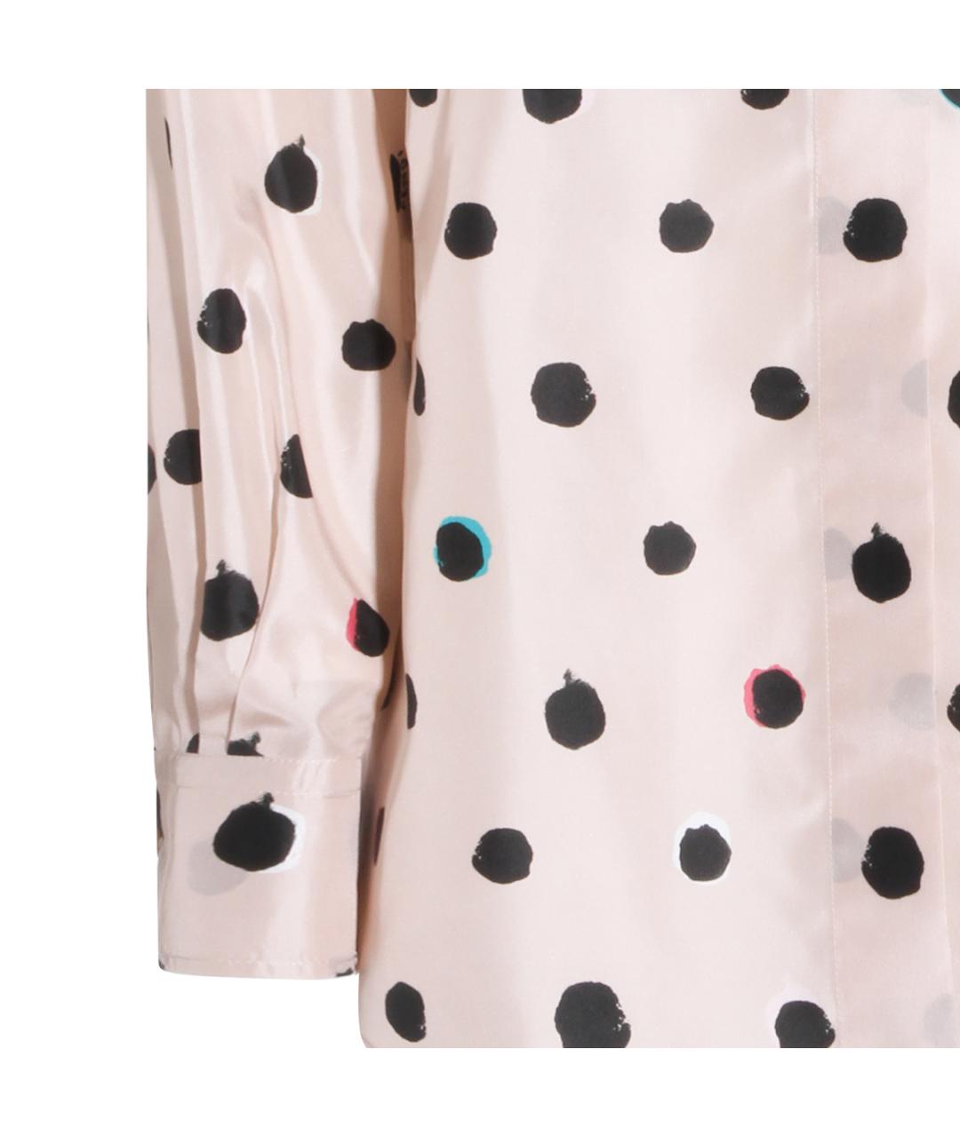 FENDI Бежевая шелковая рубашка, фото 4