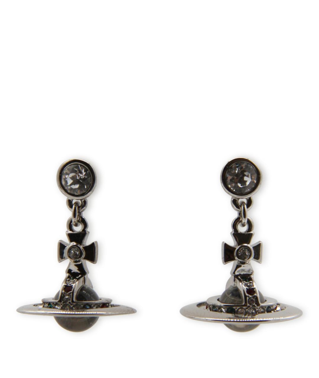 VIVIENNE WESTWOOD Серебряные металлические серьги, фото 2