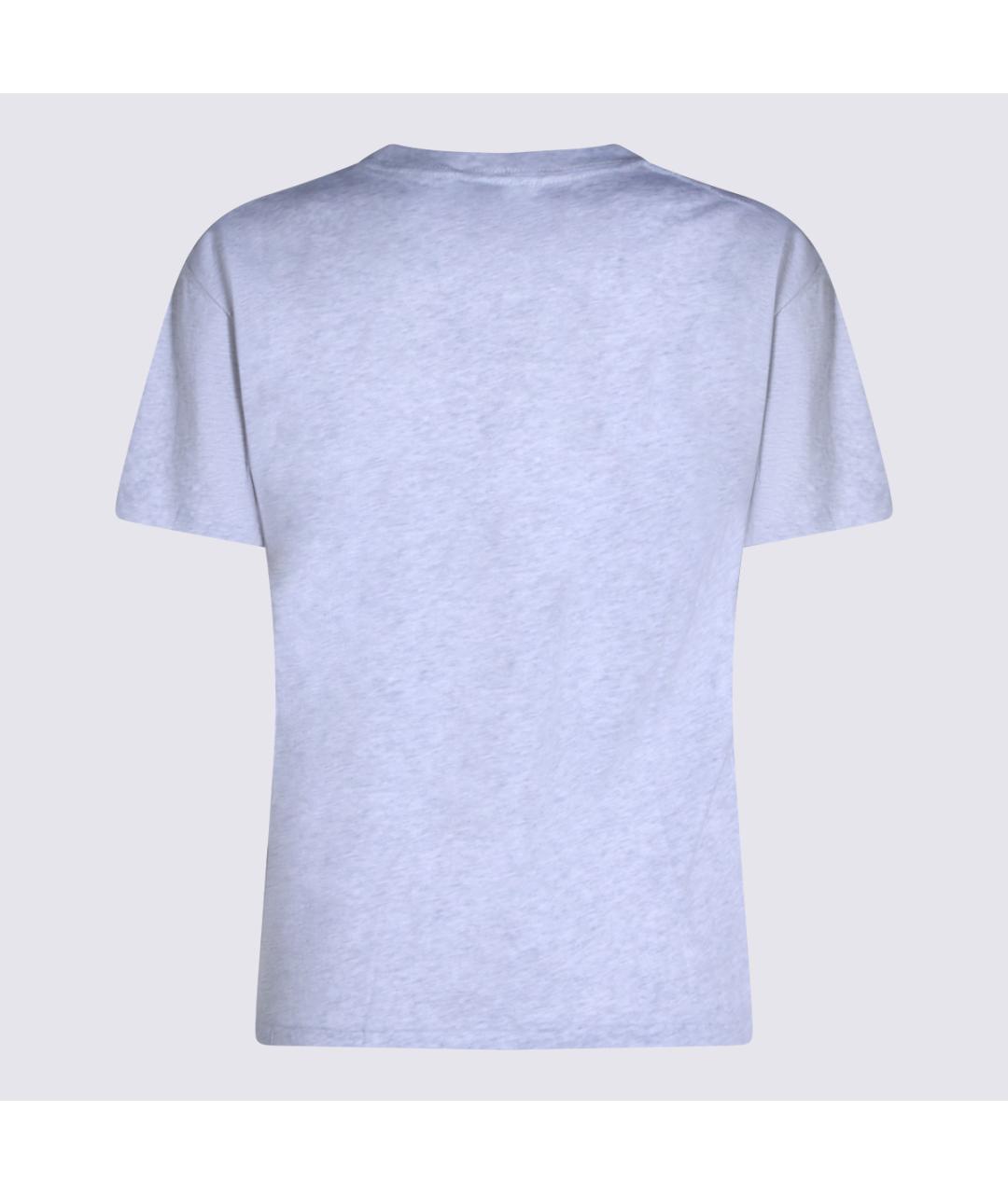 POLO RALPH LAUREN Серая хлопковая футболка, фото 3