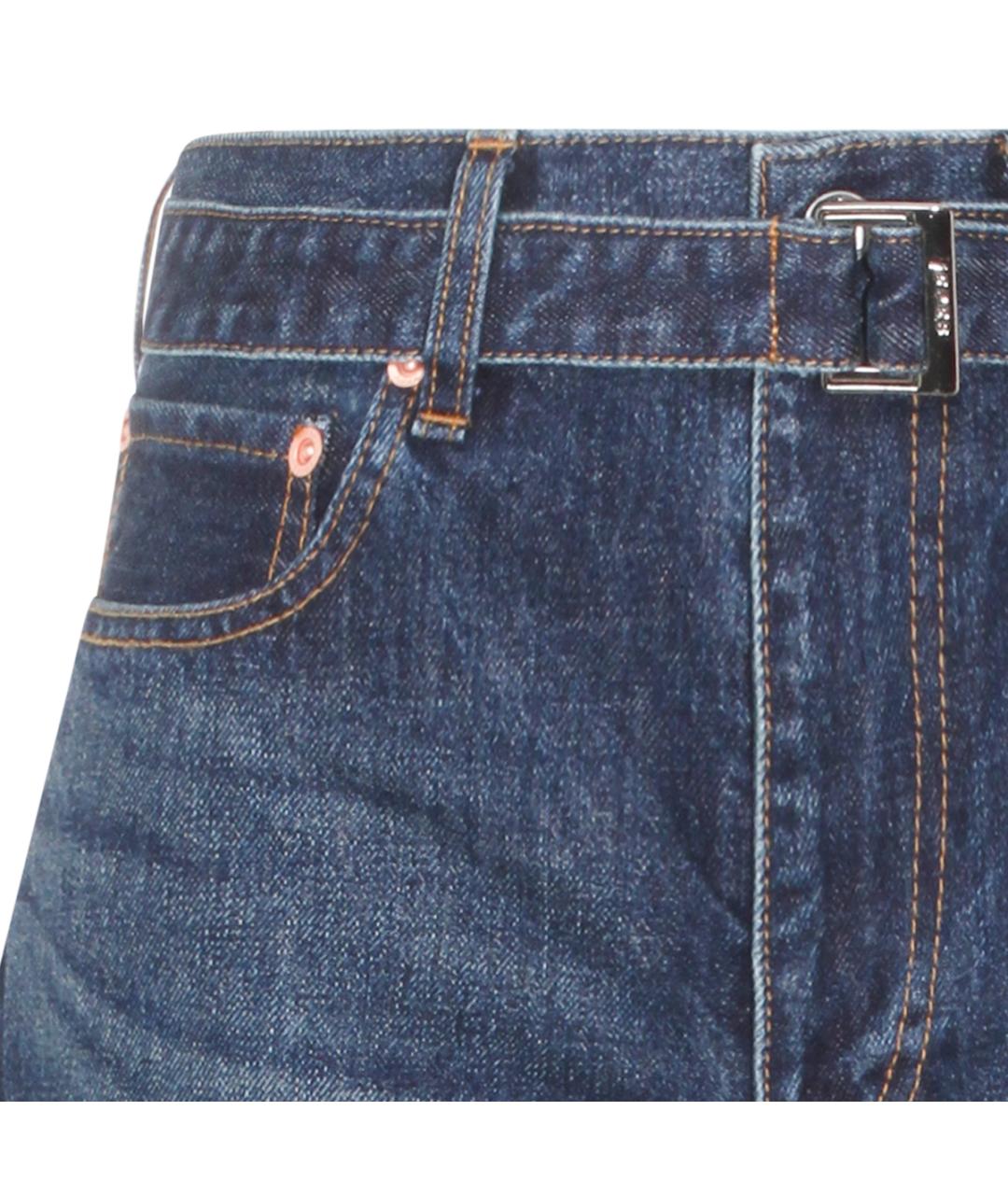 SACAI Синие хлопковые шорты, фото 3